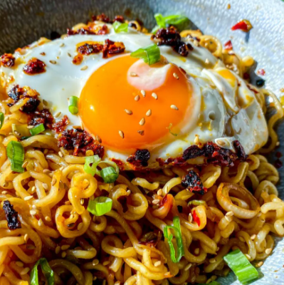 Chili Oil Egg Noodles